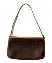 CELINE（セリーヌ）の古着「マカダム柄  ワンハンドルバッグ」｜ブラウン
