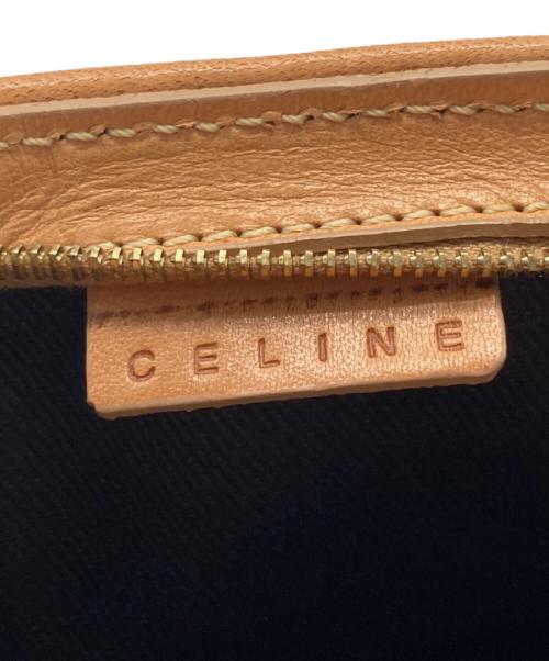 CELINE（セリーヌ）CELINE (セリーヌ) マカダム柄  ワンハンドルバッグ ブラウンの古着・服飾アイテム