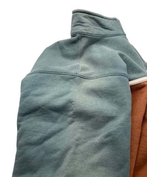 SUPREME（シュプリーム）SUPREME (シュプリーム) 2-Tone Half Zip Sweatshirt スウェット グレー×ブラウン サイズ:Mediumの古着・服飾アイテム