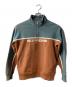 SUPREME（シュプリーム）の古着「2-Tone Half Zip Sweatshirt スウェット」｜グレー×ブラウン