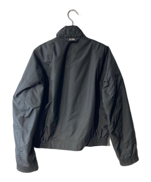 ARMANI JEANS（アルマーニジーンズ）ARMANI JEANS (アルマーニジーンズ) ミリタリージャケット ブラック サイズ: I46の古着・服飾アイテム