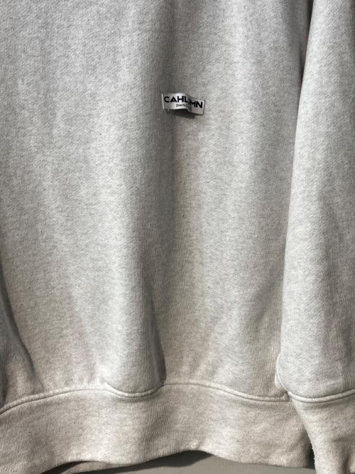 CAHLUMN（カウラム）CAHLUMN (カウラム) Heavy Weight Sweatshirt グレー サイズ:Lの古着・服飾アイテム