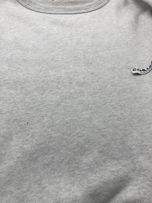 CAHLUMN（カウラム）CAHLUMN (カウラム) Heavy Weight Sweatshirt グレー サイズ:Lの古着・服飾アイテム