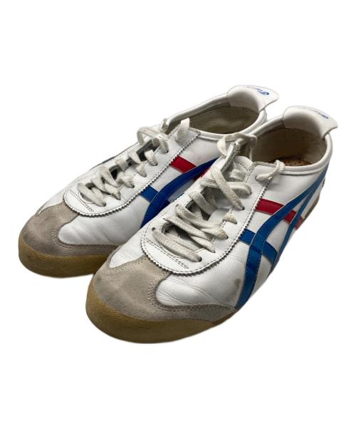 Onitsuka Tiger（オニツカタイガー）Onitsuka Tiger (オニツカタイガー) MEXICO 66  ローカットスニーカー ホワイト×ブルー サイズ:27cmの古着・服飾アイテム