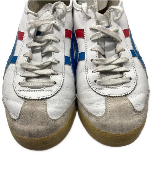 Onitsuka Tiger（オニツカタイガー）Onitsuka Tiger (オニツカタイガー) MEXICO 66  ローカットスニーカー ホワイト×ブルー サイズ:27cmの古着・服飾アイテム