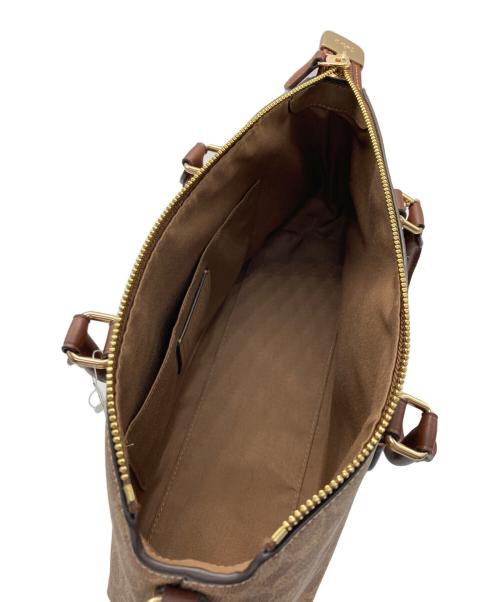 COACH（コーチ）COACH (コーチ) ジョージア サッチェル バッグ・シグネチャー キャンバス ブラウンの古着・服飾アイテム