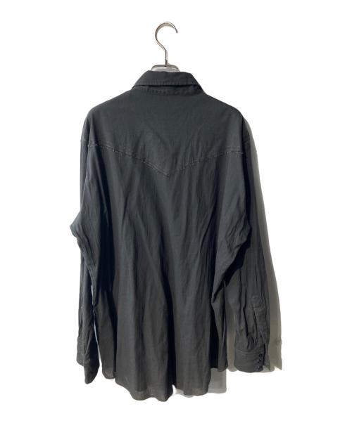 MAATEE&SONS（マーティーアンドサンズ）MAATEE&SONS (マーティーアンドサンズ) 25SS WESTERN RAYON シャツ ブラック サイズ:3の古着・服飾アイテム