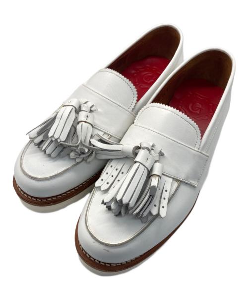 GRENSON（グレンソン）GRENSON (グレンソン) タッセルローファー ホワイト サイズ:5の古着・服飾アイテム