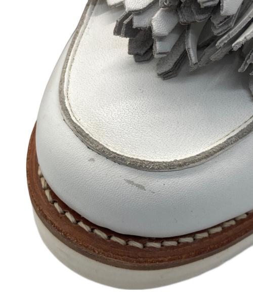 GRENSON（グレンソン）GRENSON (グレンソン) タッセルローファー ホワイト サイズ:5の古着・服飾アイテム