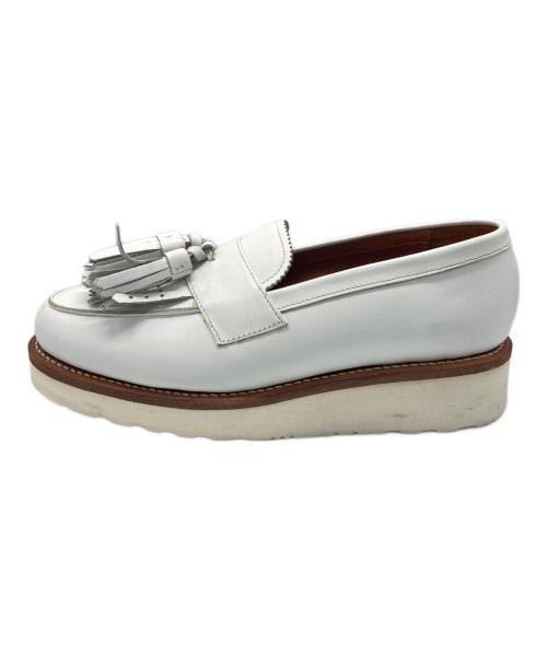 GRENSON（グレンソン）GRENSON (グレンソン) タッセルローファー ホワイト サイズ:5の古着・服飾アイテム