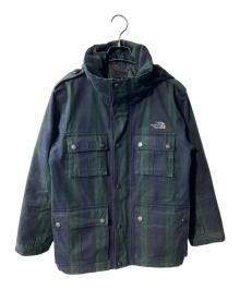 THE NORTH FACE（ザ ノース フェイス）の古着「中綿チェックジャケット」｜グリーン