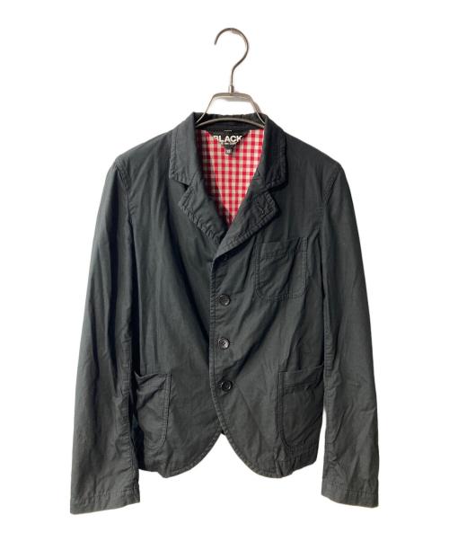 BLACK COMME des GARCONS（ブラックコムデギャルソン）BLACK COMME des GARCONS (ブラックコムデギャルソン) テーラードジャケット ブラック サイズ:XSの古着・服飾アイテム