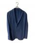 RING JACKET（リングジャケット）の古着「ウールチェックテーラードジャケット」｜ネイビー