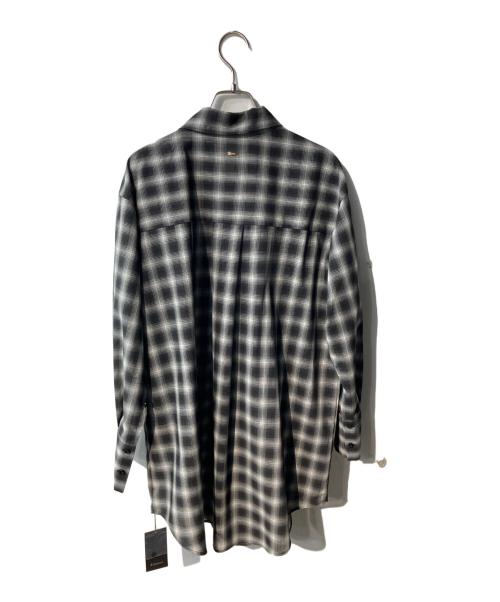 anuans（アニュアンス）anuans (アニュアンス) マルチウェイオーバーシャツ ブラック サイズ:FREE 未使用品の古着・服飾アイテム