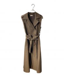 L'Or（ロル）の古着「Sleeveless Coat Dress」｜ブラウン