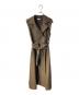L'Or（ロル）の古着「Sleeveless Coat Dress」｜ブラウン