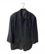 Christian Dior MONSIEURクリスチャンディオールムッシュ）の古着「ウールナイロン切替コート」｜ブラック