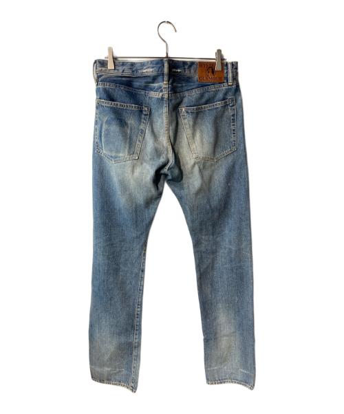 Hysteric Glamour（ヒステリックグラマー）Hysteric Glamour (ヒステリックグラマー) スタッズポケットダメージデニムパンツ ブルー サイズ: 81cm (W32)の古着・服飾アイテム