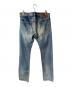 Hysteric Glamour (ヒステリックグラマー) スタッズポケットダメージデニムパンツ ブルー サイズ: 81cm (W32)：15000円