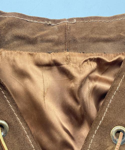 USED（ユーズド）USED (ユーズド) 編み上げプルオーバー ブラウン サイズ:ｻｲｽﾞ不明の古着・服飾アイテム