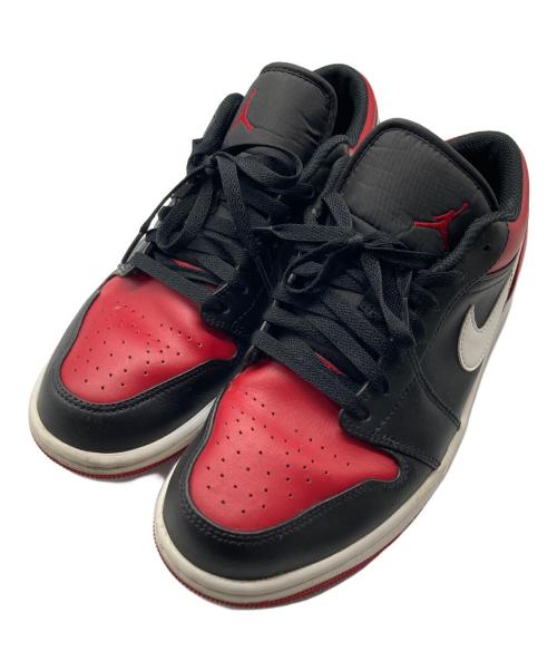 NIKE（ナイキ）NIKE (ナイキ) Air Jordan 1 Low ブラック×レッド サイズ:27cmの古着・服飾アイテム