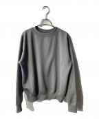 AURALEEオーラリー）の古着「POLYESTER SWEAT スウェット」｜グレー