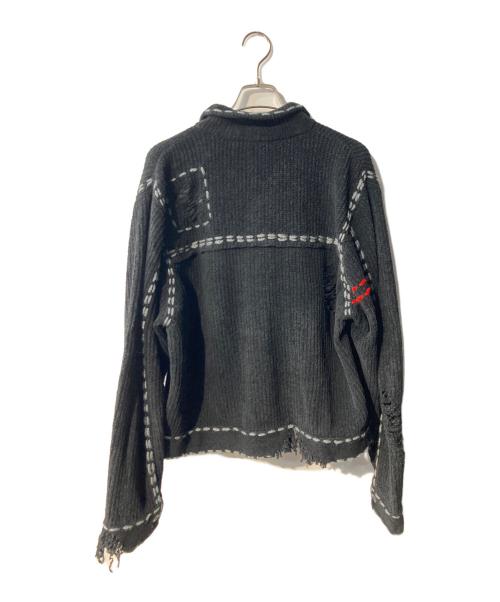 NEIGHBORHOOD（ネイバーフッド）NEIGHBORHOOD (ネイバーフッド) PHINGERIN (フィンガリン) PG1 SAVAGE KNIT ブラック サイズ:Sの古着・服飾アイテム