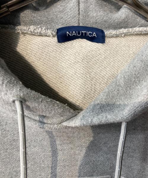 NAUTICA（ノーティカ）NAUTICA (ノーティカ) アーチロゴプルオーバーパーカー グレー サイズ:Sの古着・服飾アイテム