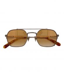 crap eyewear（クラップアイウェア）の古着「サングラス」｜シルバー×ブラウン