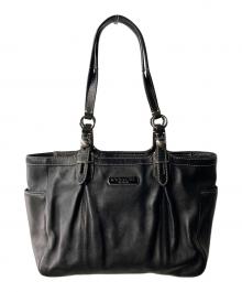 COACH（コーチ）の古着「レザートートバッグ」｜ブラック