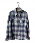 PENDLETONペンドルトン）の古着「オンブレチェックシャツ」｜ブルー