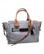 COACHコーチ）の古着「スワッガー27/2WAYショルダーバッグ」｜ブルー×イエロー