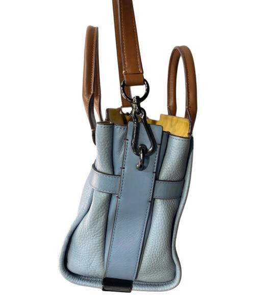 COACH（コーチ）COACH (コーチ) スワッガー27/2WAYショルダーバッグ ブルー×イエローの古着・服飾アイテム