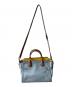 COACH (コーチ) スワッガー27/2WAYショルダーバッグ ブルー×イエロー：8000円