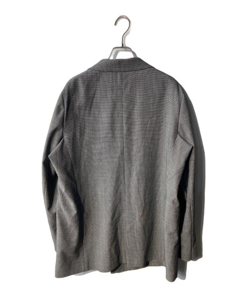 icB（アイシービー）icB (アイシービー) ミックスブッチャー ダブルブレストジャケット グレー サイズ:48の古着・服飾アイテム
