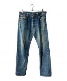 EVISU（エヴィス）の古着「カモメプリントボタンフライデニムパンツ」｜インディゴ