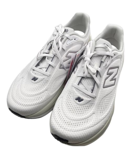 NEW BALANCE（ニューバランス）NEW BALANCE (ニューバランス) 1080v15 ランニングシューズ ホワイト サイズ:28cm 未使用品の古着・服飾アイテム