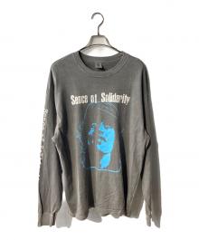RATS（ラッツ）の古着「PIGMENT DYED L/S TEE/ピグメントダイ プリントロングスリーブティーシャツ」｜グレー