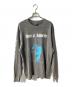 RATS（ラッツ）の古着「PIGMENT DYED L/S TEE/ピグメントダイ プリントロングスリーブティーシャツ」｜グレー