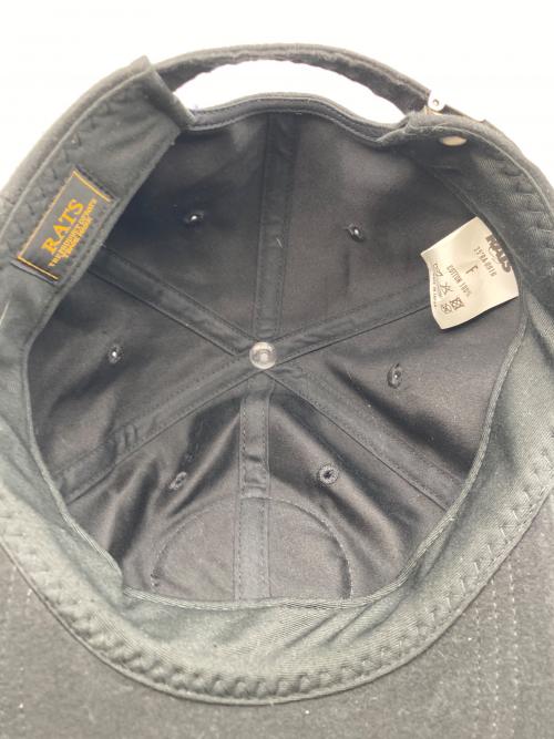 RATS（ラッツ）RATS (ラッツ) MOLESKIN DAD CAP/モールスキン ダッドキャップ ブラック サイズ:Ｆの古着・服飾アイテム
