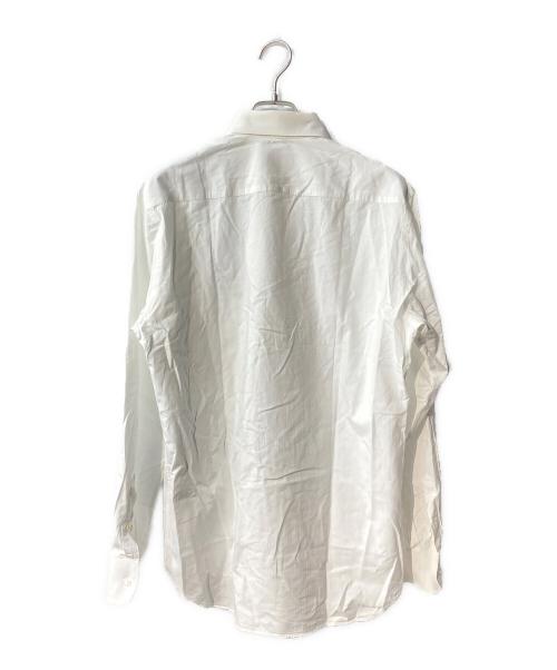 PRADA（プラダ）PRADA (プラダ) チェックシャツ ホワイト サイズ:40/15　3/4の古着・服飾アイテム