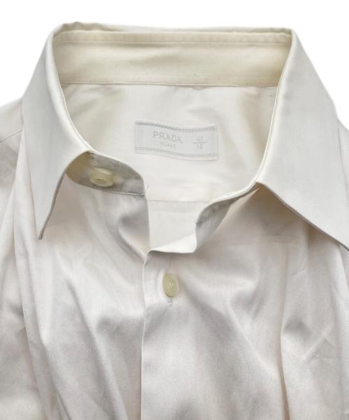 PRADA（プラダ）PRADA (プラダ) ドレスシャツ ホワイト サイズ: 41/16の古着・服飾アイテム