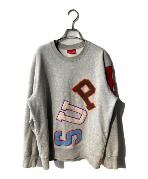 SUPREME（シュプリーム）Supreme (シュプリーム) Big Arc Crewneck スウェット グレー サイズ:Mの古着・服飾アイテム