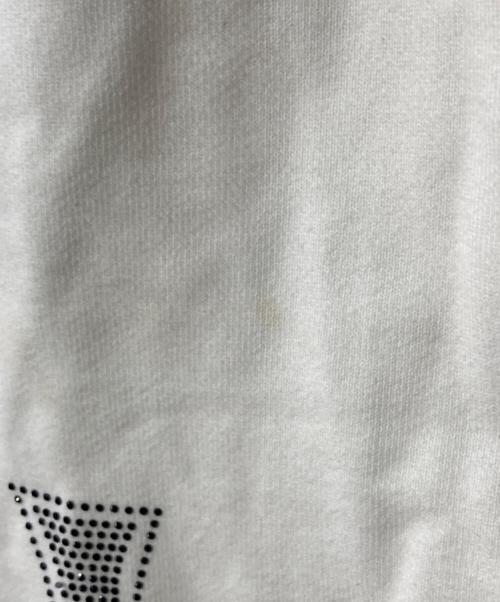 unknown（アンノウン）unknown (アンノウン) ラインストーンスウェットパンツ ホワイト サイズ:Lの古着・服飾アイテム