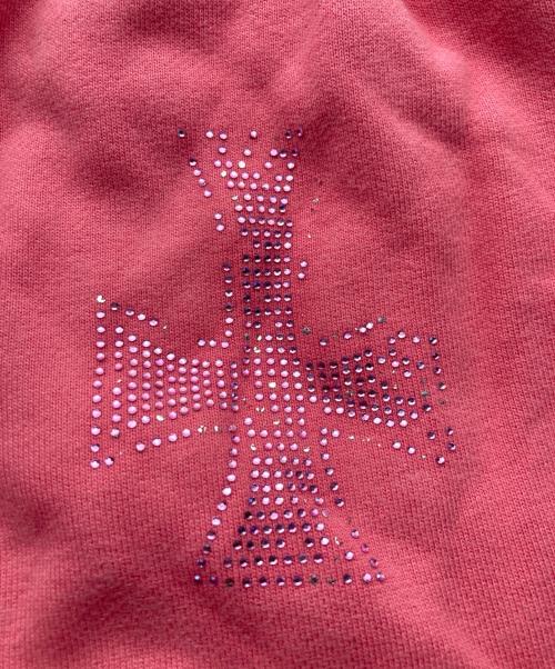 unknown（アンノウン）unknown (アンノウン) ラインストーンスウェットパンツ ピンク サイズ:XSの古着・服飾アイテム