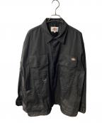 Dickies×norbitディッキーズ×ノービット）の古着「L/S WORK SHIRT ワークシャツ」｜ブラック