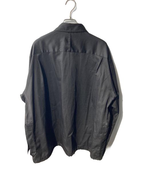 Dickies（ディッキーズ）Dickies (ディッキーズ) norbit (ノービット) L/S WORK SHIRT ワークシャツ ブラック サイズ:XLの古着・服飾アイテム