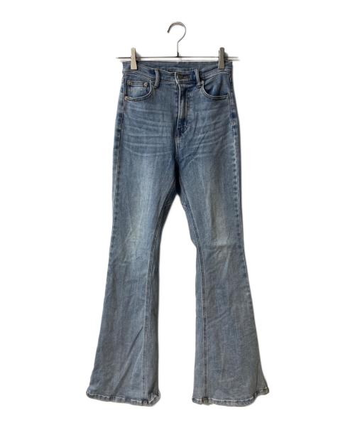 ANDMARY（アンドマリー）ANDMARY (アンドマリー) Heart hip highwaist flare denim ブルー サイズ:Sの古着・服飾アイテム