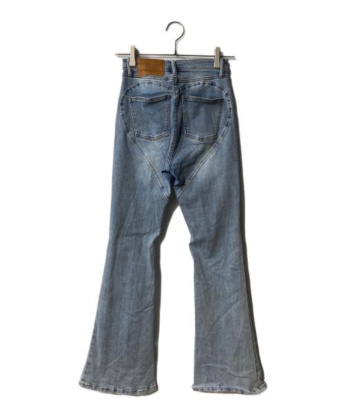 ANDMARY（アンドマリー）ANDMARY (アンドマリー) Heart hip highwaist flare denim ブルー サイズ:Sの古着・服飾アイテム