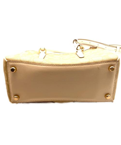 COACH（コーチ）COACH (コーチ) 2WAYシグネチャーショルダーバッグ ベージュの古着・服飾アイテム
